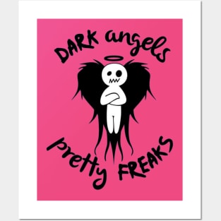 Dark Angels & Pretty Freaks Logo Posters and Art